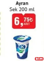 SEK AYRAN 200 ML